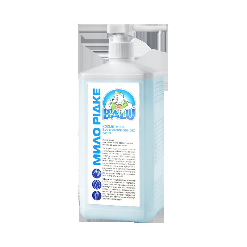 Мило рідке косметичне з антимікробною дією BALU